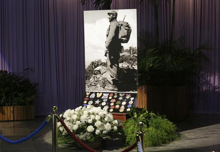 Despiden los restos de Fidel Castro (Reuters)