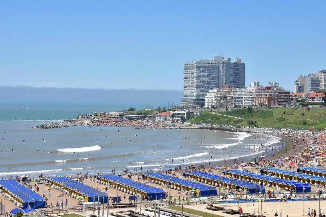 Mar del Plata calor playa