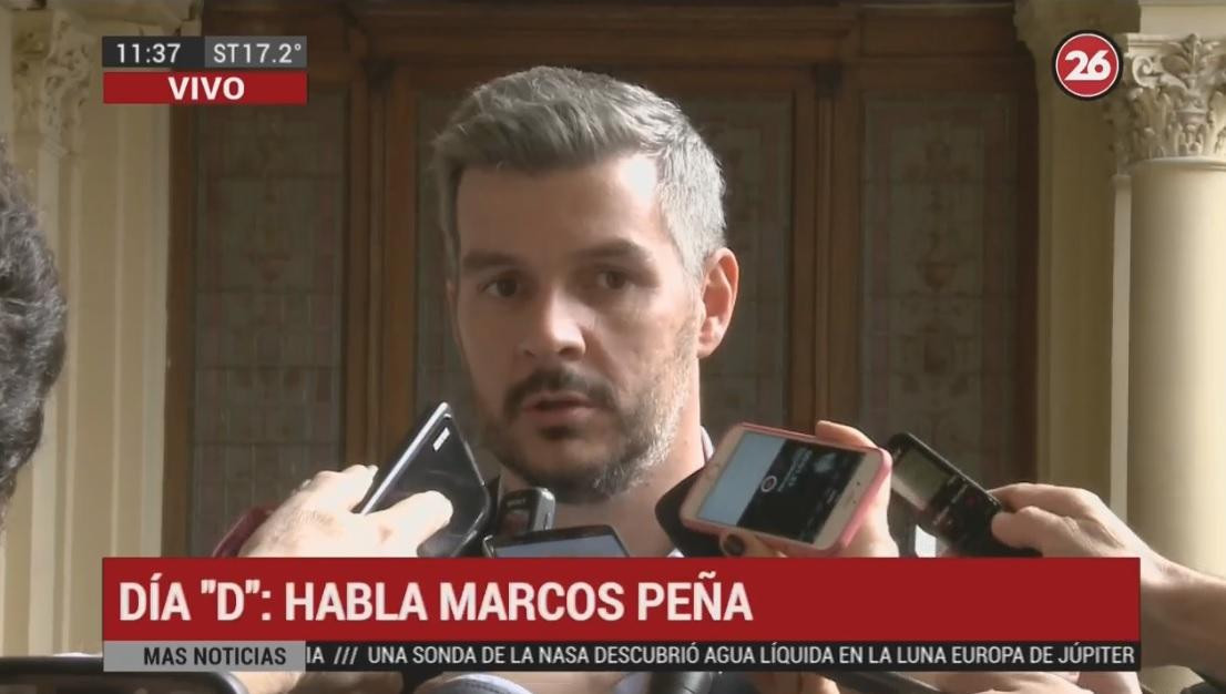 Marcos Peña en Casa de Gobierno (Canal 26)