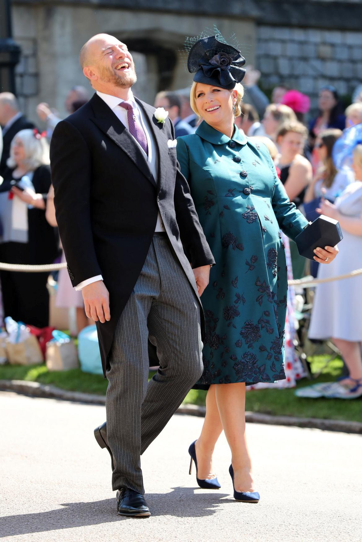Mike Tindall y Zara Tindall - Boda Real entre Harry y Meghan (Reuters)
