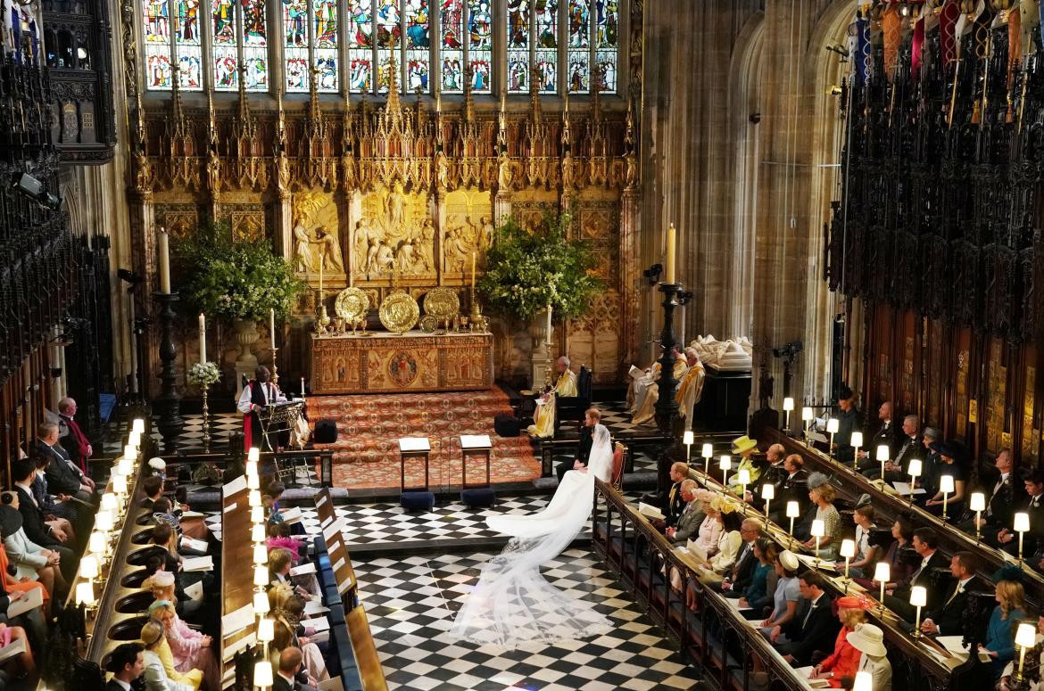 Pastor Curry en boda de príncipe Harry y Meghan Markle (Reuters)