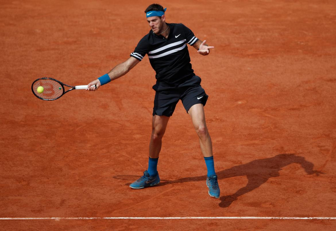 Juan Martín Del Potro vs. Marin Cilic, Roland Garros, tenis, Reuters	