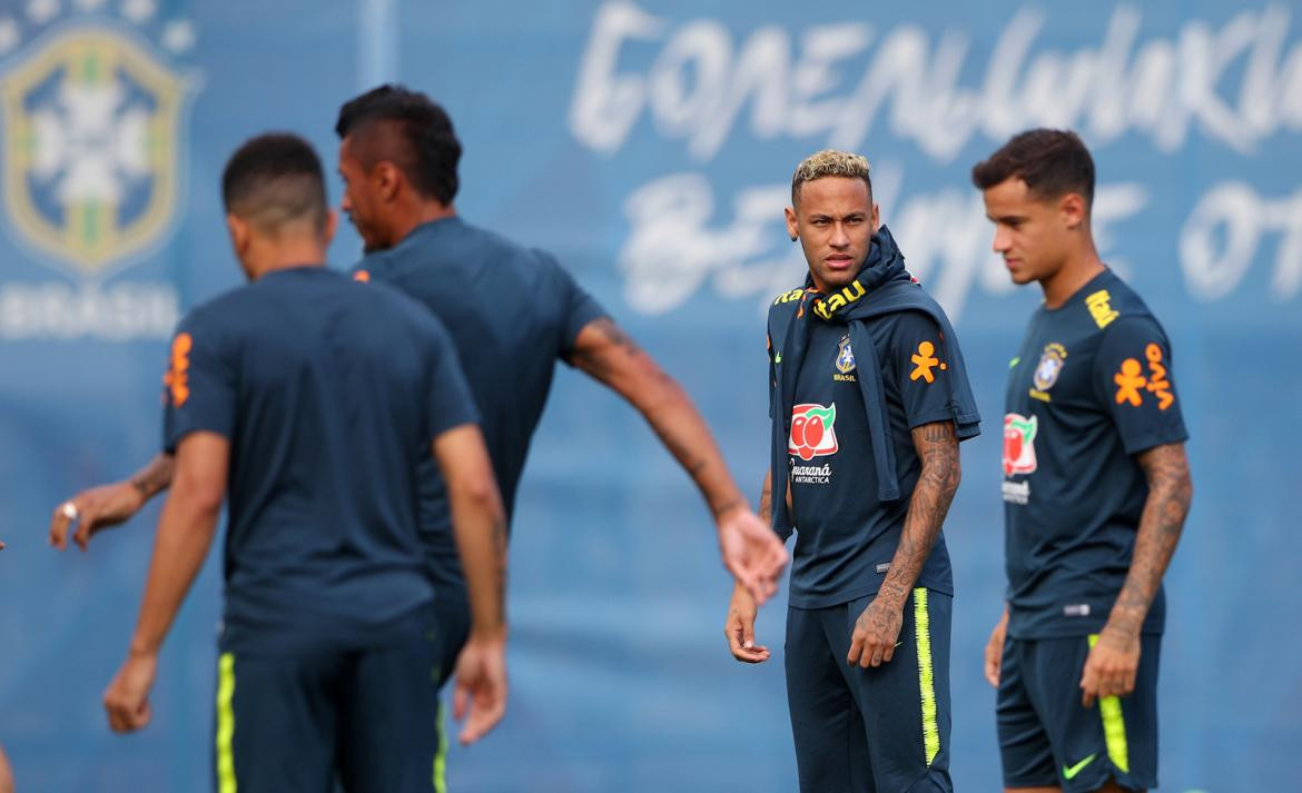 Entrenamiento de Neymar - Brasil - Mundial Rusia 2018 (Reuters)