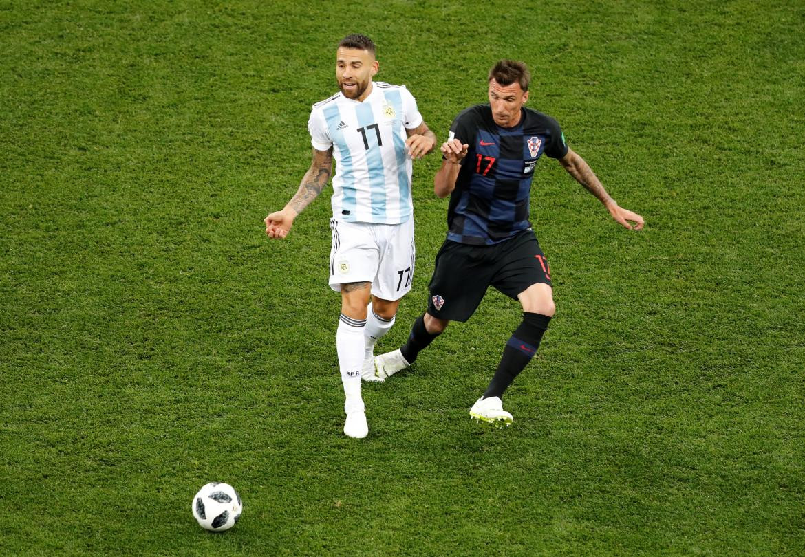 Mundial Rusia 2018: Argentina vs. Croacia - Otamendi - Reuters