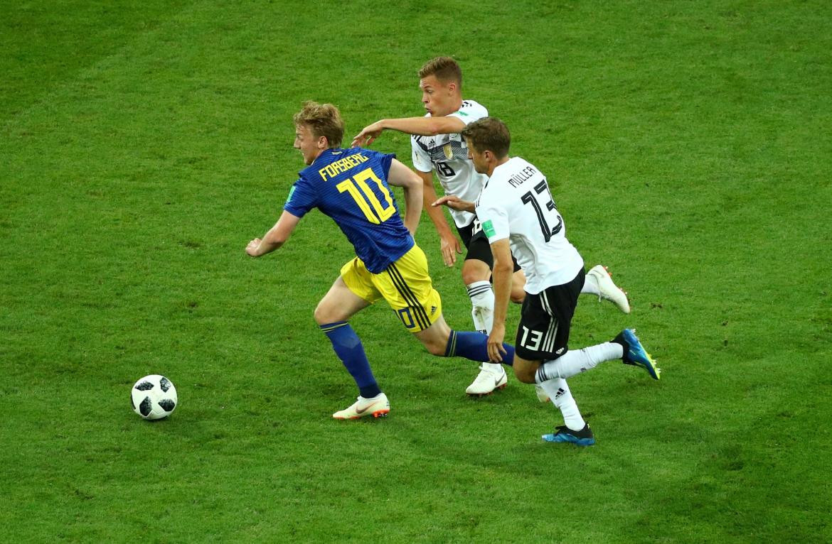 Mundial Rusia 2018: Alemania vs. Suecia (Reuters)