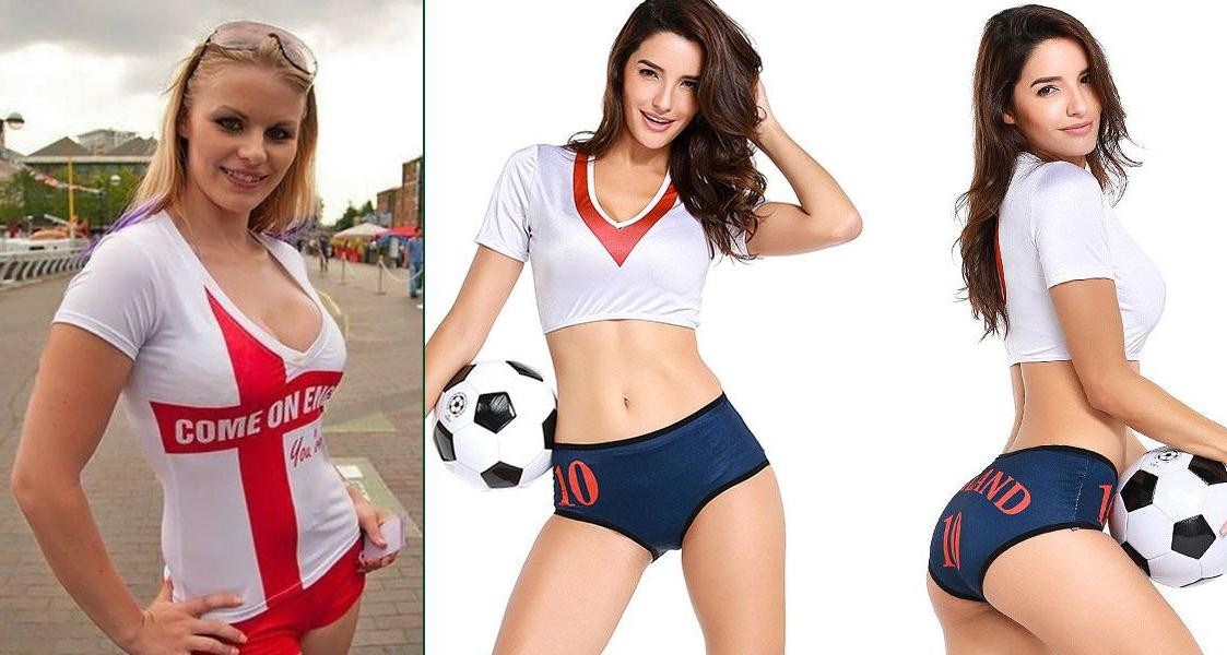 Chicas hot que alientan a Inglaterra - Mundial Rusia 2018