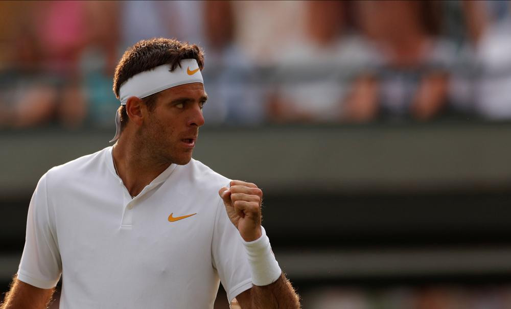 Del Potro en Wimbledon (Reuters)