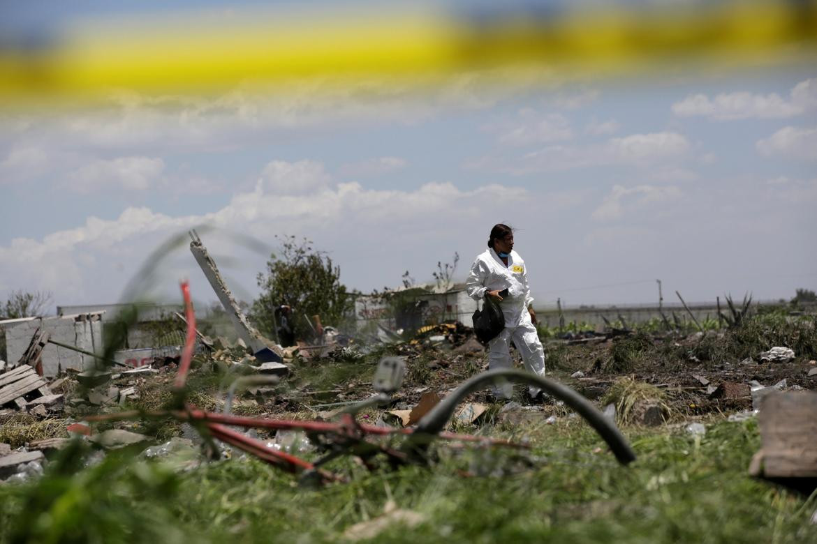 Explosión en fábrica de pirotecnia - México - Reuters