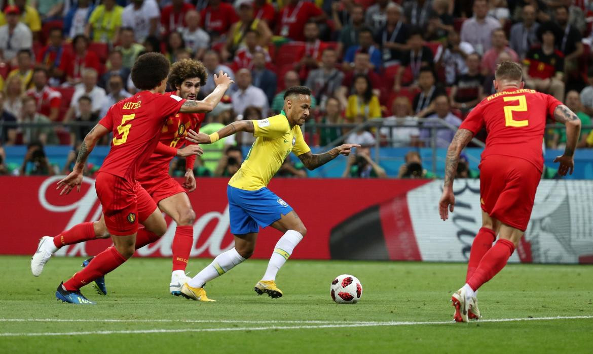 Mundial 2018: Brasil vs. Bélgica (Reuters)