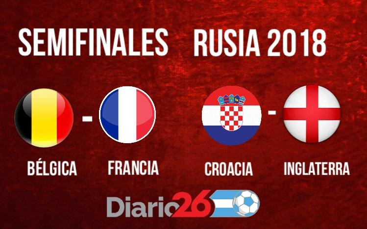 Mundial Rusia 2018 - Semifinales