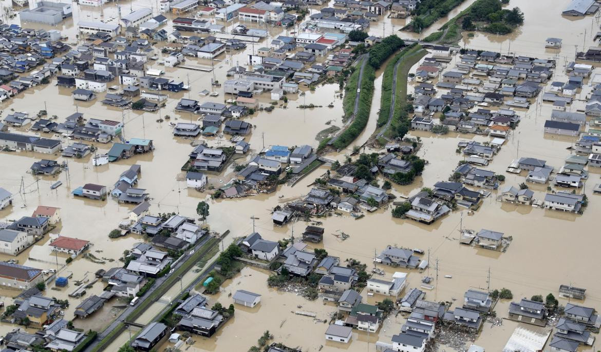 Inundaciones en Japón (Reuters)