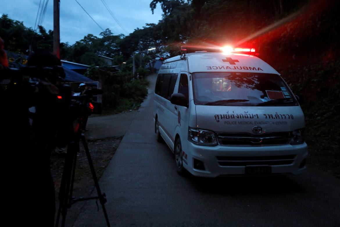 Rescate de niños en cueva de Tailandia (Reuters)
