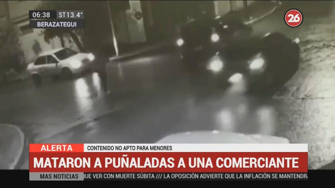 Crimen en verdulería de Berazategui (Canal 26)