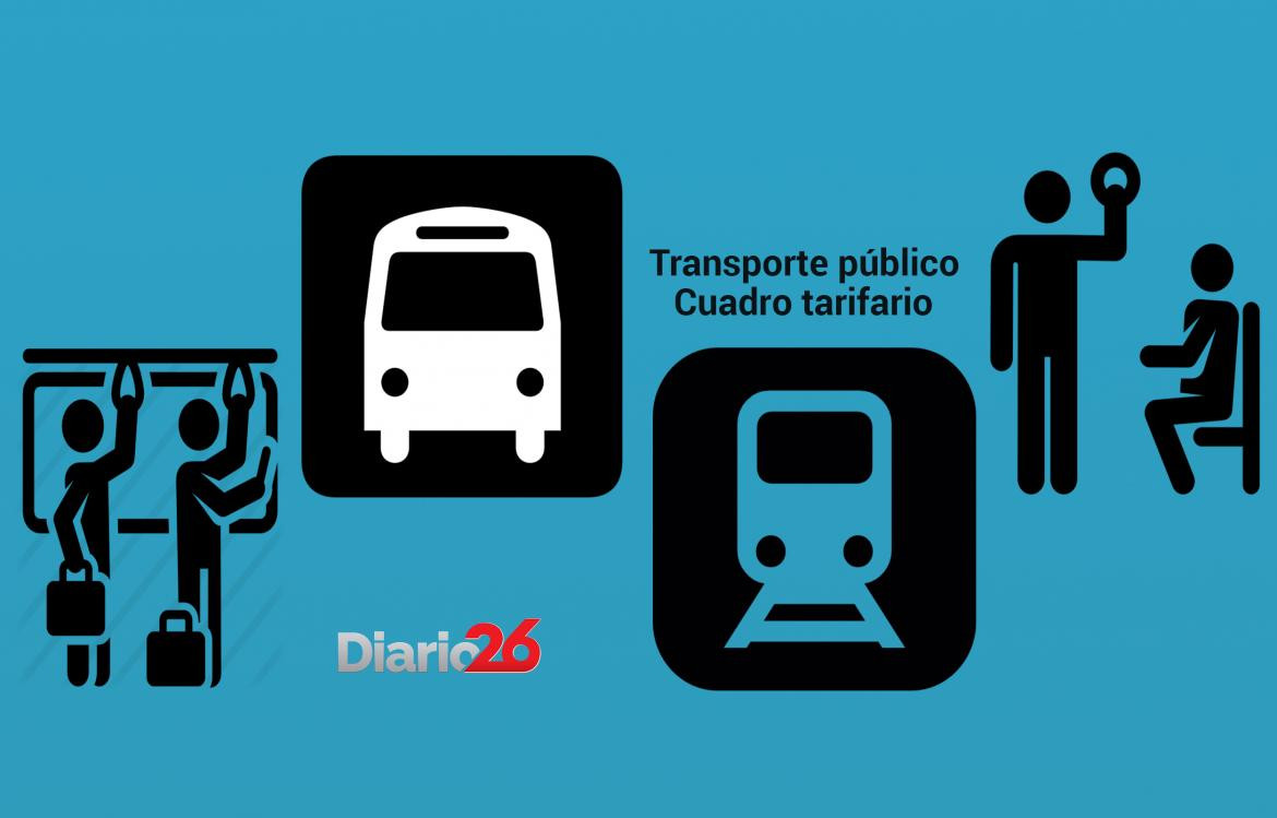 Transporte público, nuevo aumento de tarifas, Diario 26
