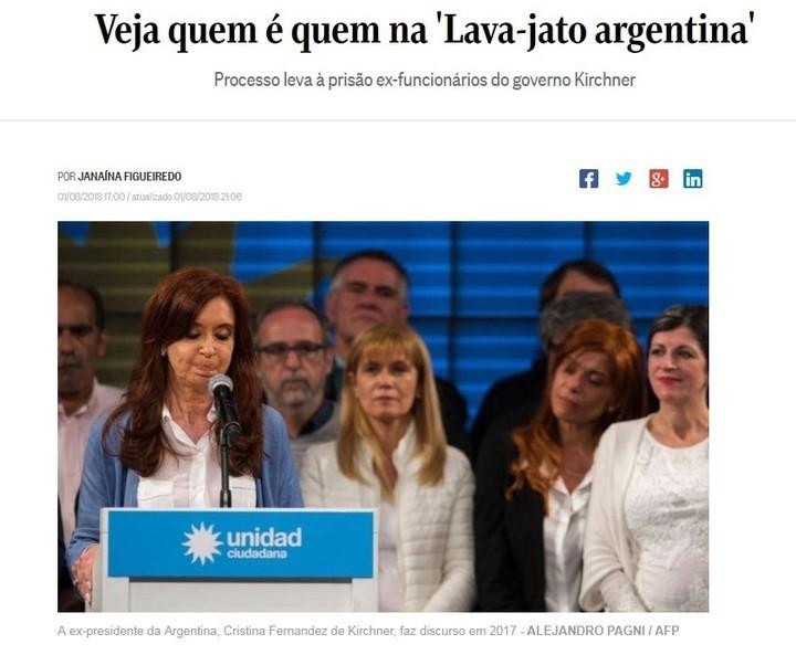 Diario de brasil sobre megacausa de coimas