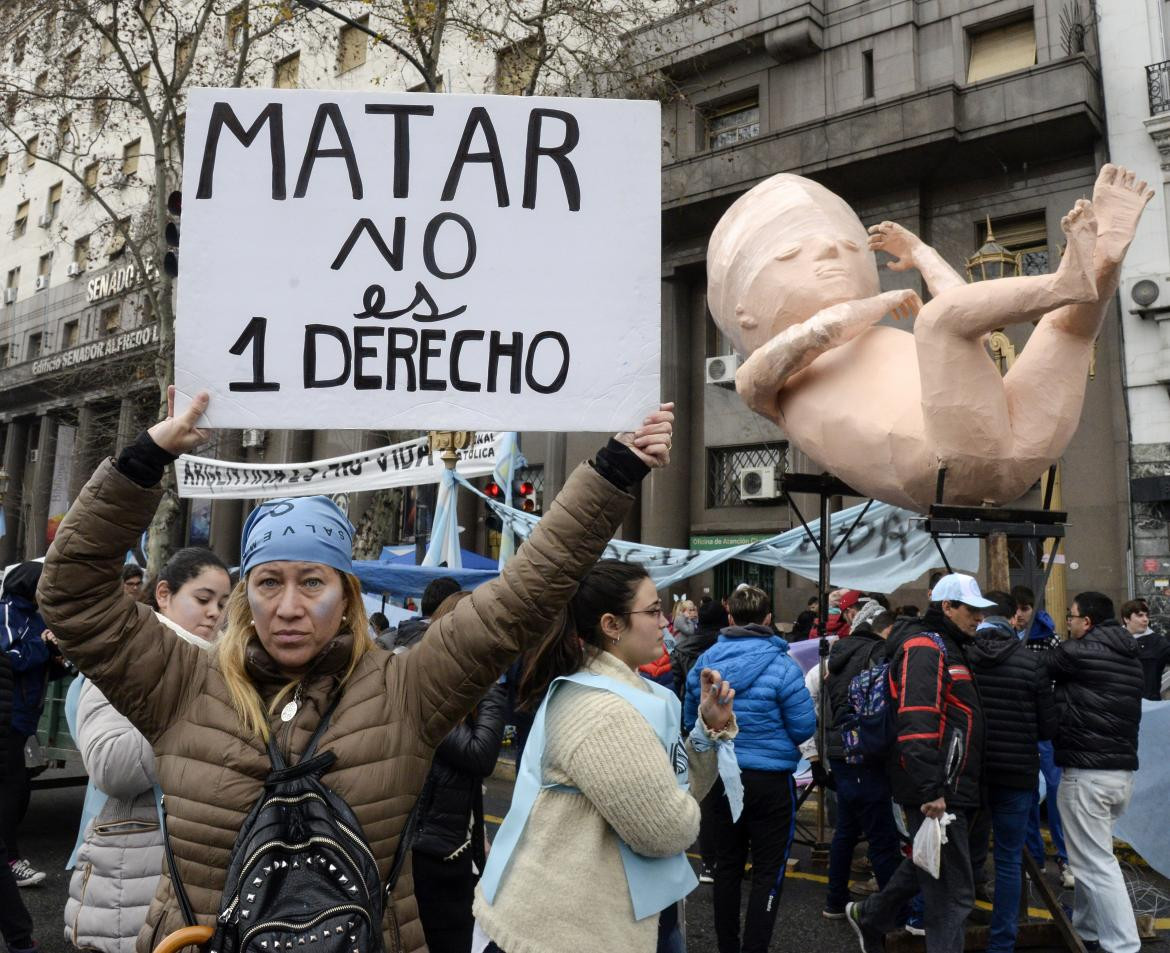 Aborto Legal, marcha antiaborto frente al Congreso, Reuters