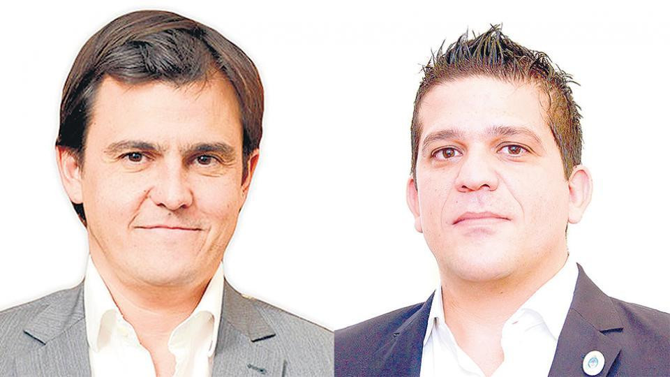 Santiago Hardie y Fernando Molas, funcionarios del ministerio de Agricultura