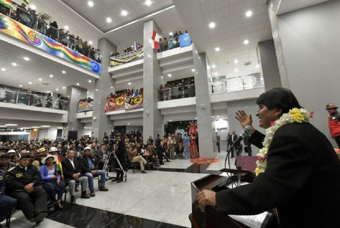 Casa Grande del Pueblo: nueva casa de Evo Morales