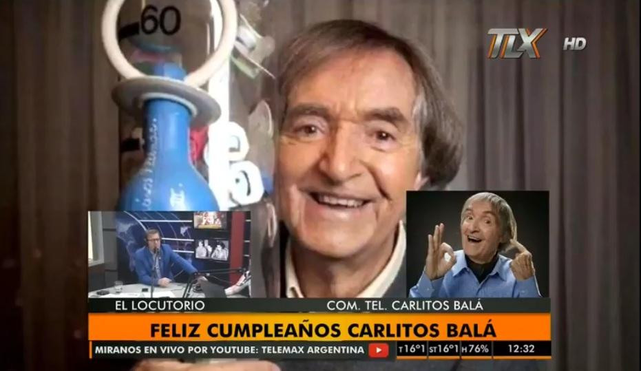 Carlitos Balá en El Locutorio con Eduardo Serenellini (Radio Latina)