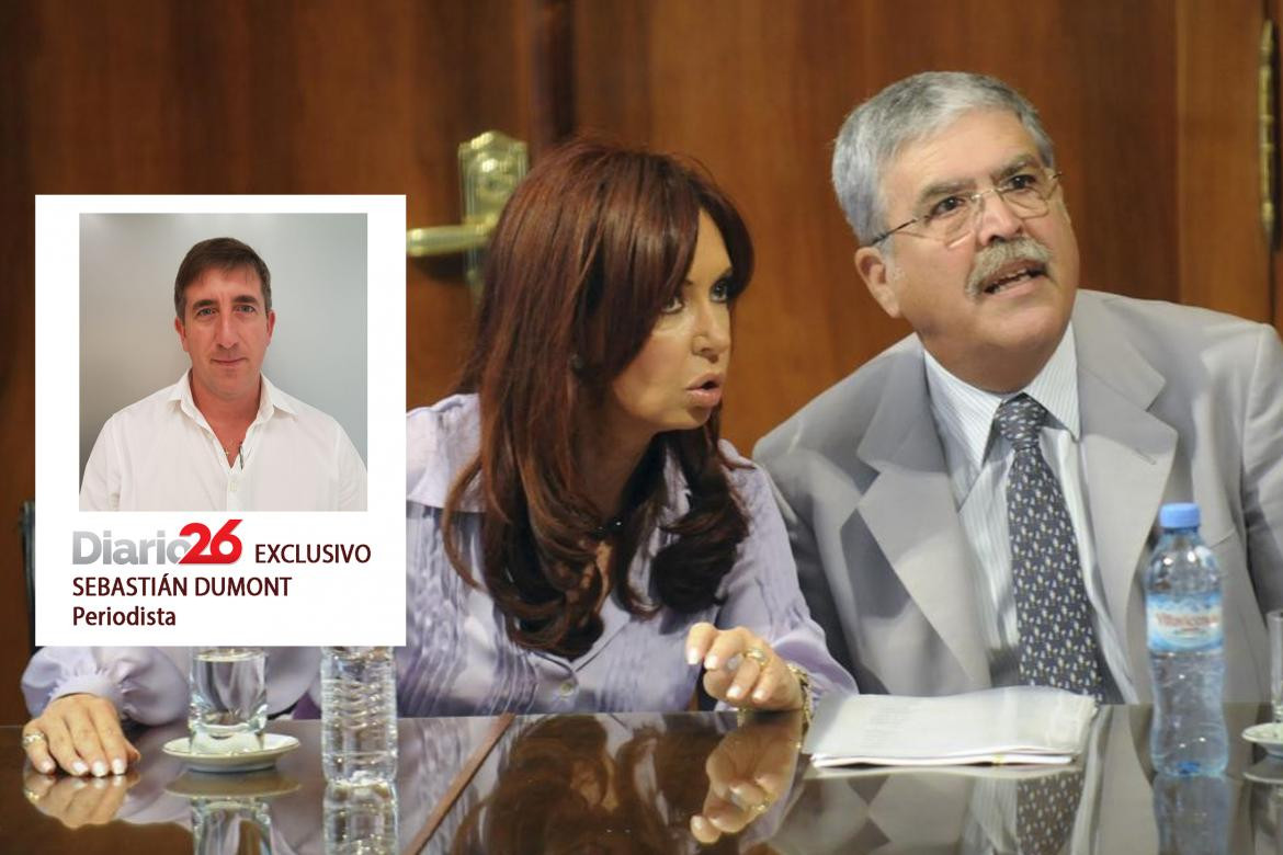 Cristina Kirchner y Julio De Vido, Sebastián Dumont, Diario 26