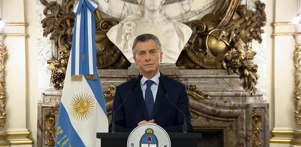 Mauricio Macri anuncia los cambios en el Gobierno	
