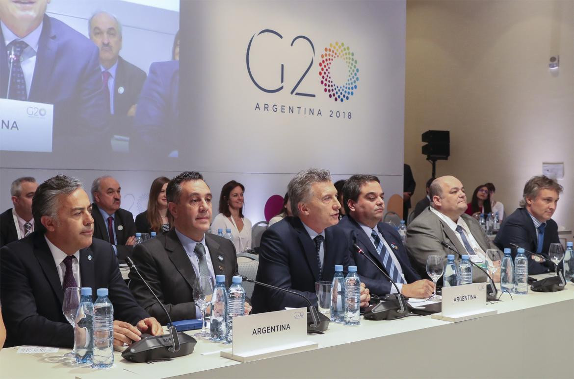 Macri en reunión del G20 (NA)