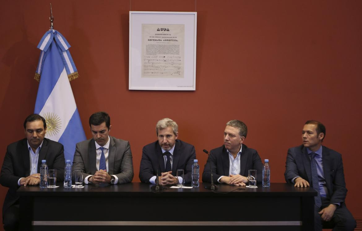 Reunión de Macri con Gobernadores: conferencia de prensa en Casa Rosada - NA