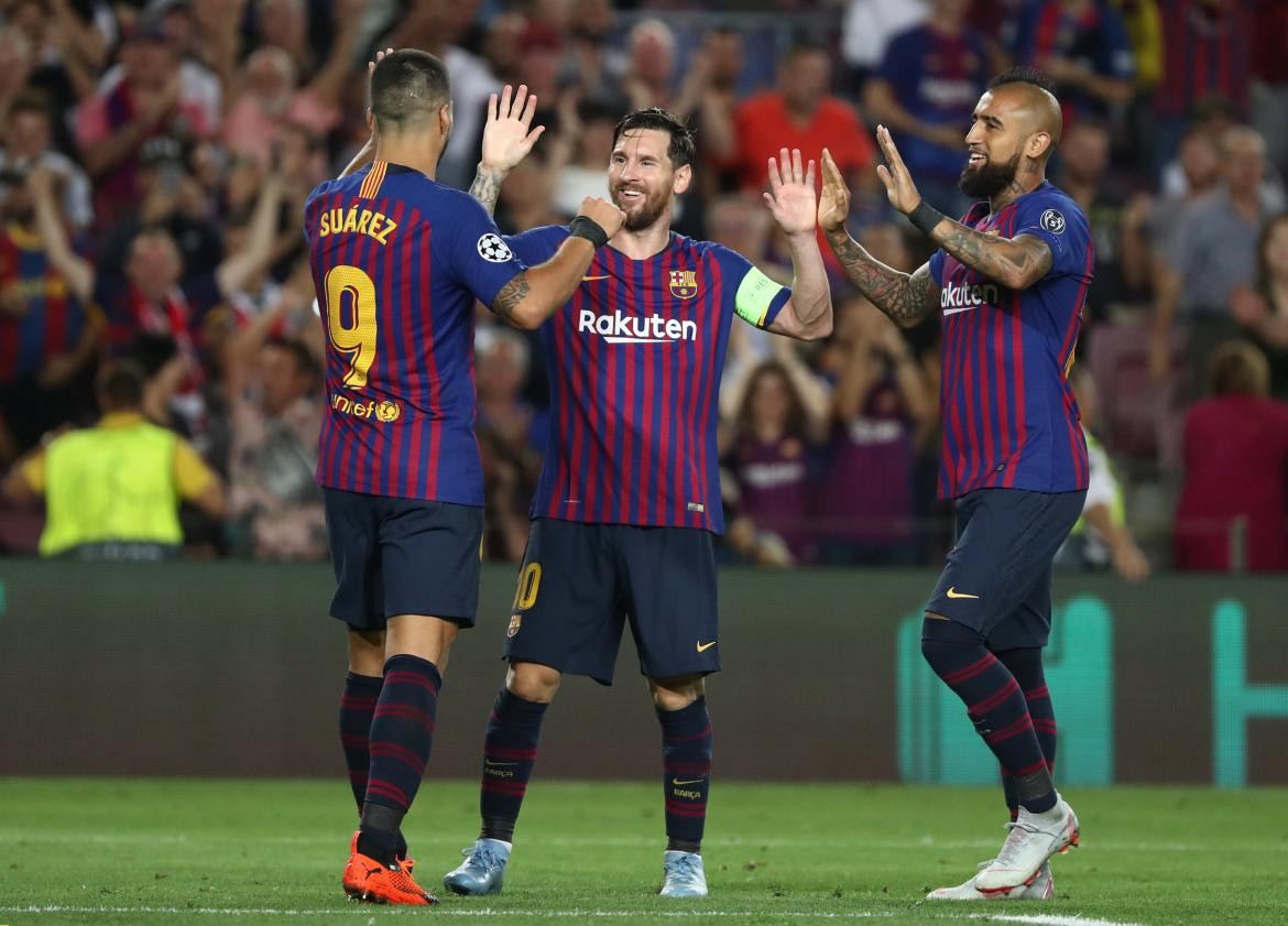Lionel Messi, Barcelona vs. PSV, Champions League, Reuters
