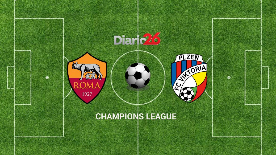Champions League, Roma vs. Viktoria Plzen, Diario 26