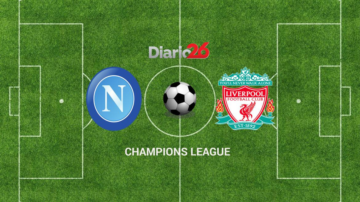 EN VIVO Champions League, Napoli vs Liverpool, Diario 26