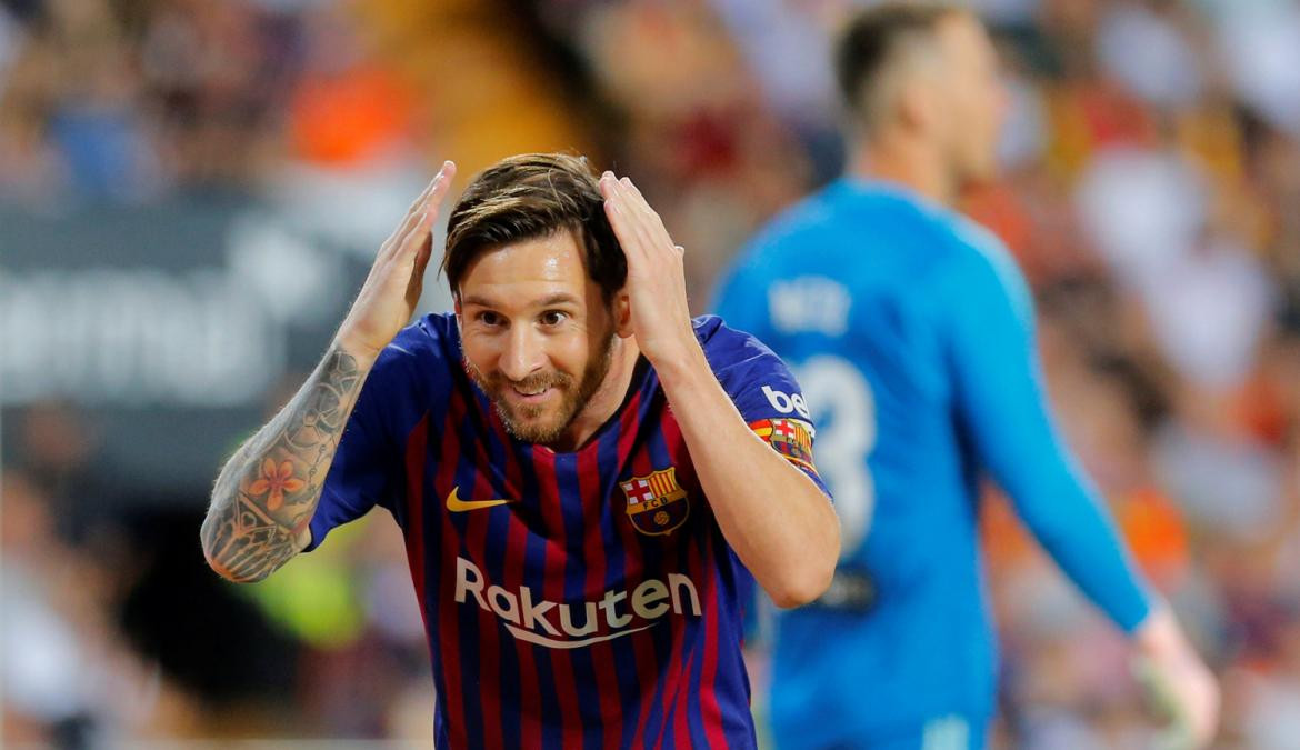 Messi, Valencia vs. Barcelona, fútbol español, La Liga de España, deportes, Reuters