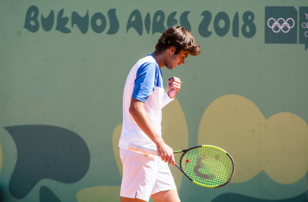 Facundo Díaz Acosta, tenis, Juegos Olímpicos de la Juventud, buenosaires2018.com