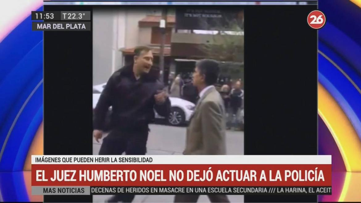 Juez intervino ante detención de policía en Mar del Plata (Canal 26)