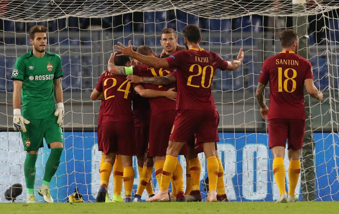 Champions League, Roma vs. CSKA, Fútbol, Reuters	