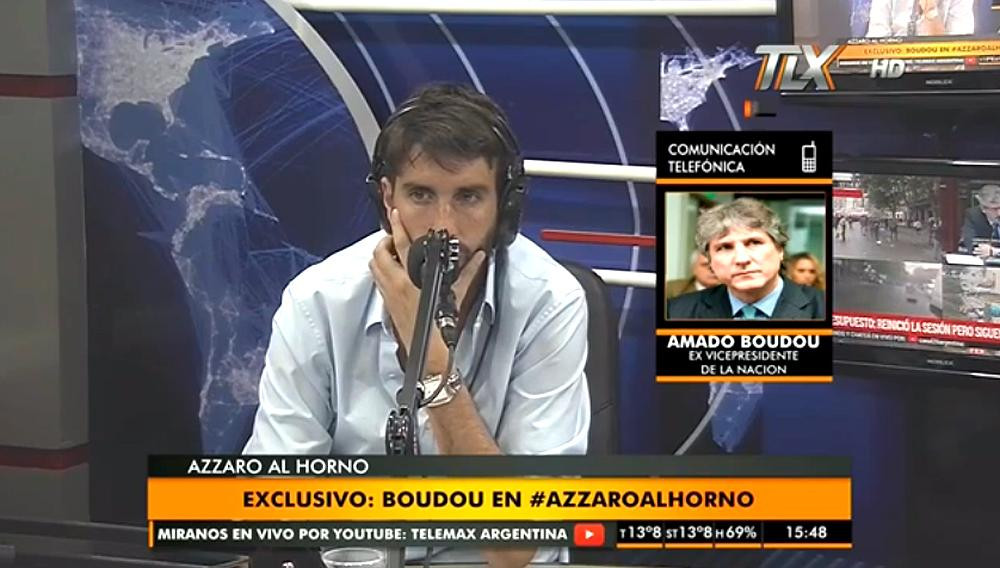 Amado Boudou, Flavio Azzaro, Radio Latina, entrevista exclusiva, política