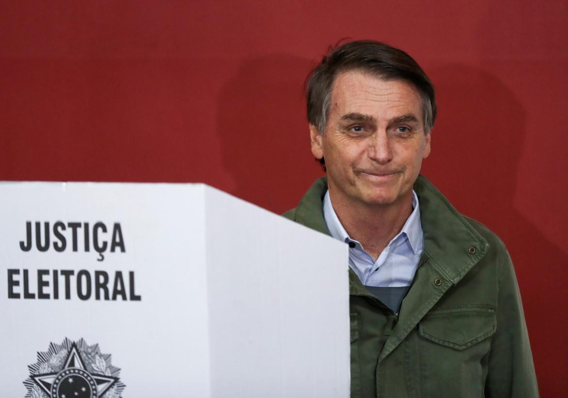 Voto Bolsonaro (Reuters) - Elecciones en Brasil