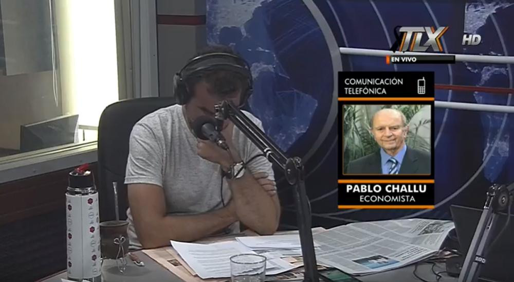 Pablo Challu, economista, Radio Latina