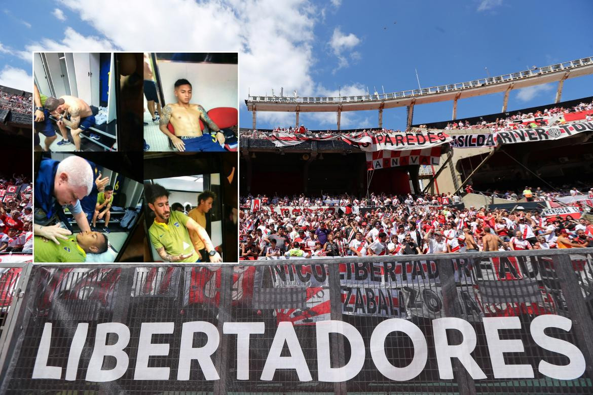 River vs. Boca, Monumental, jugadores heridos, Copa Libertadores, Reuters y NA