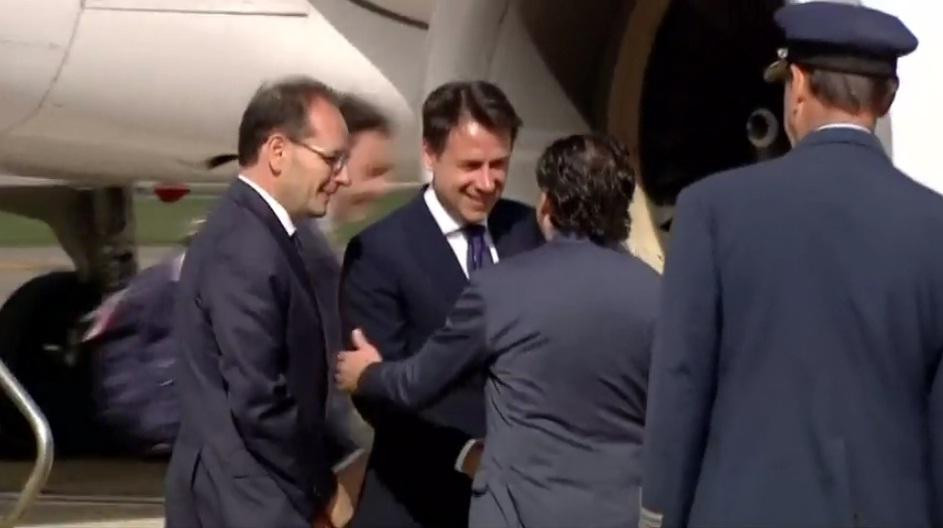 Giuseppe Conte, primer ministro italiano, llegada a la Argentina, G20