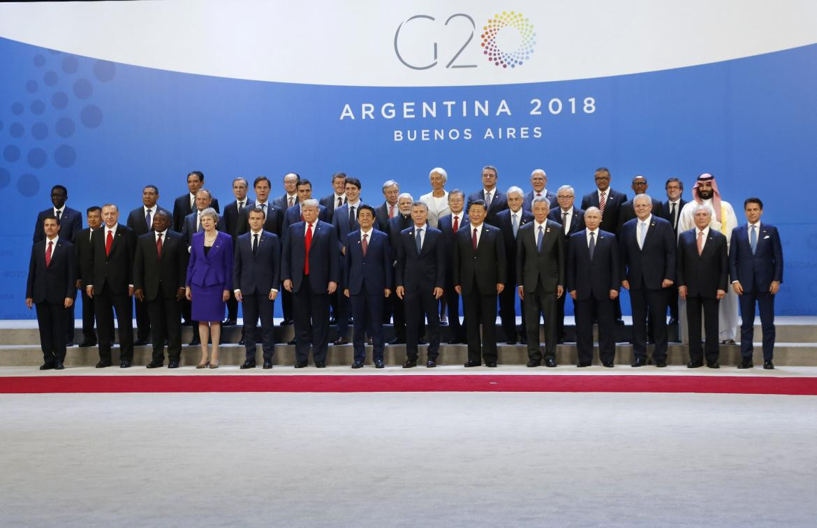 Foto de todos los líderes mundiales del G20, Reuters
