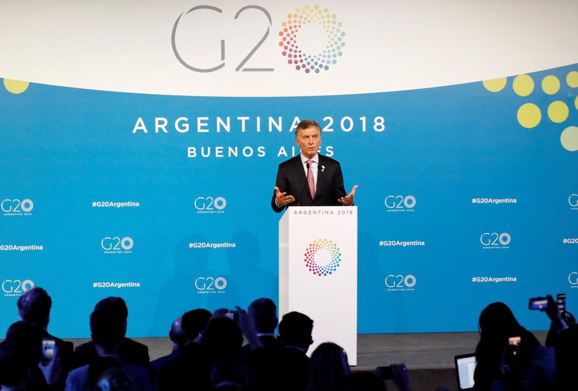 Conferencia de prensa de Macri en Cumbre del G20 (Reuters)