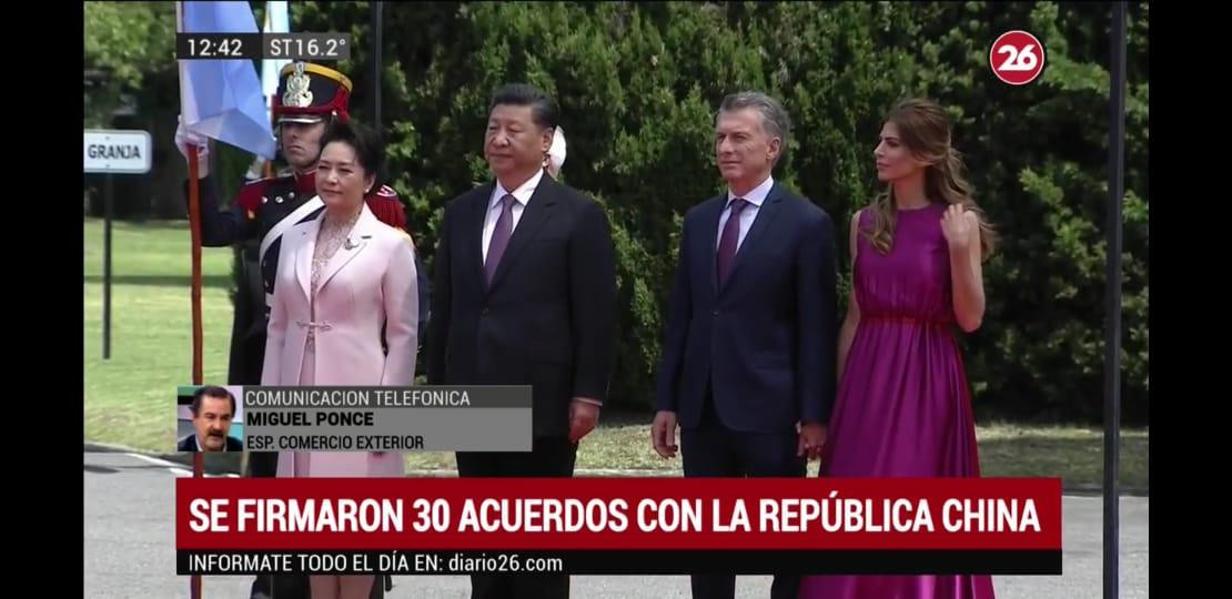 Telefónica Miguel Ponce - Reunión Macri y Xi Jinping 