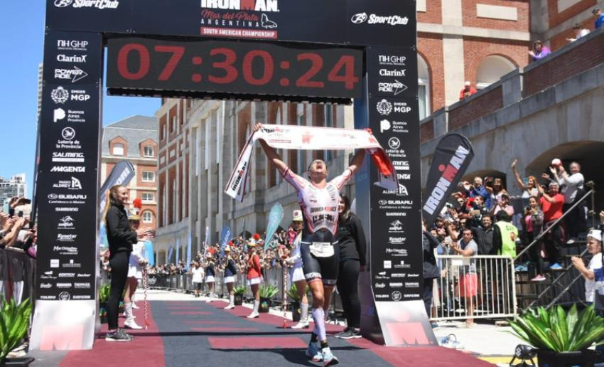 Ironman Mar del Plata 2018: el austríaco Michael Weiss es el gran ganador	