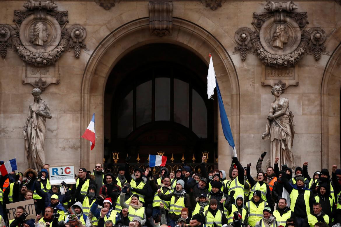 Protesta de Chalecos Amarillos en Paris (Reuters)