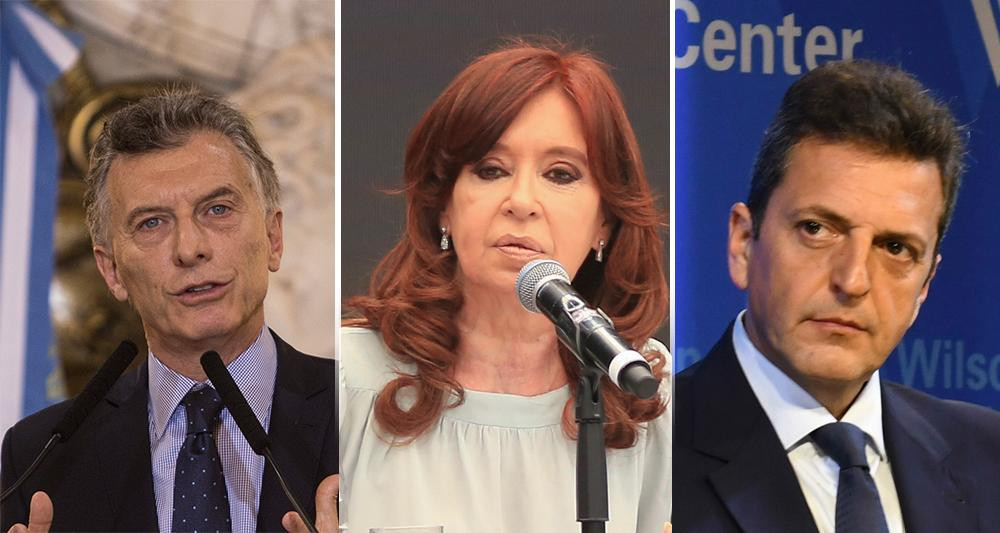 Mauricio Macri, Cristina Kirchner, Sergio Massa, política