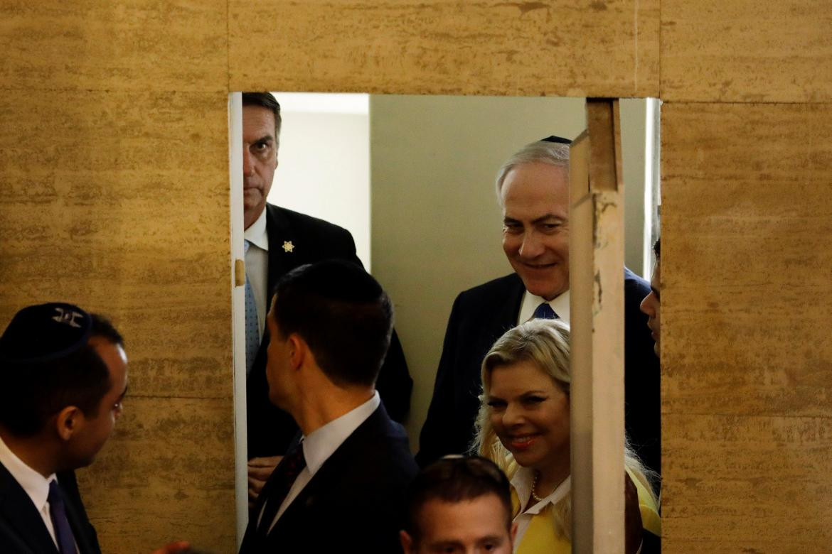 Netanyahu y Bolsonaro - Visita a Brasil Foto Reuters