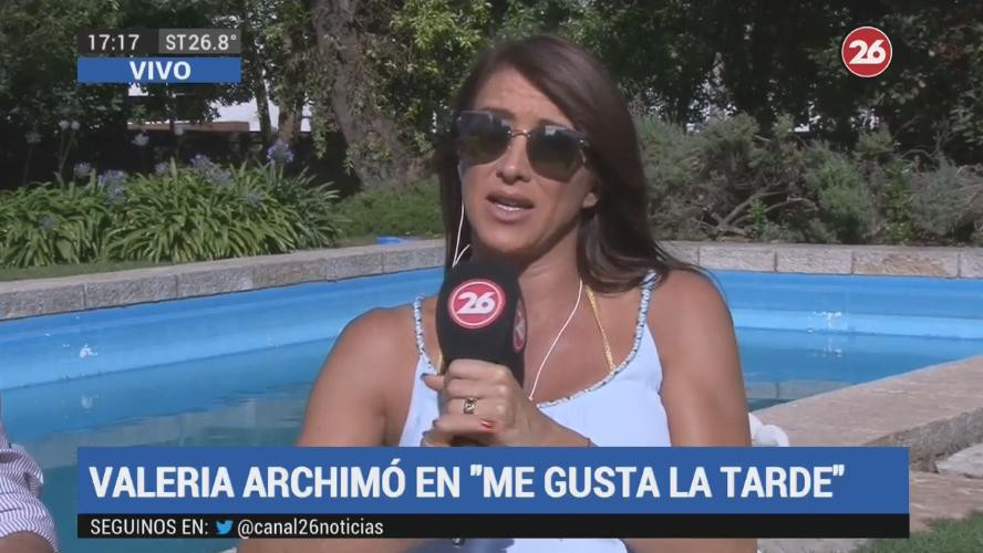 Valeria Archimó en Canal 26