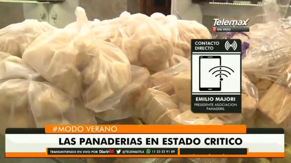 Emilio Majori, por crisis de panaderías (Radio Latina)