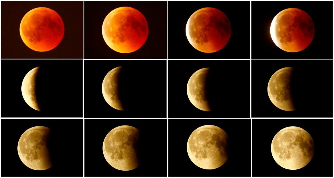Eclipse de luna, Súper Luna de rojo sangre, archivo Reuters