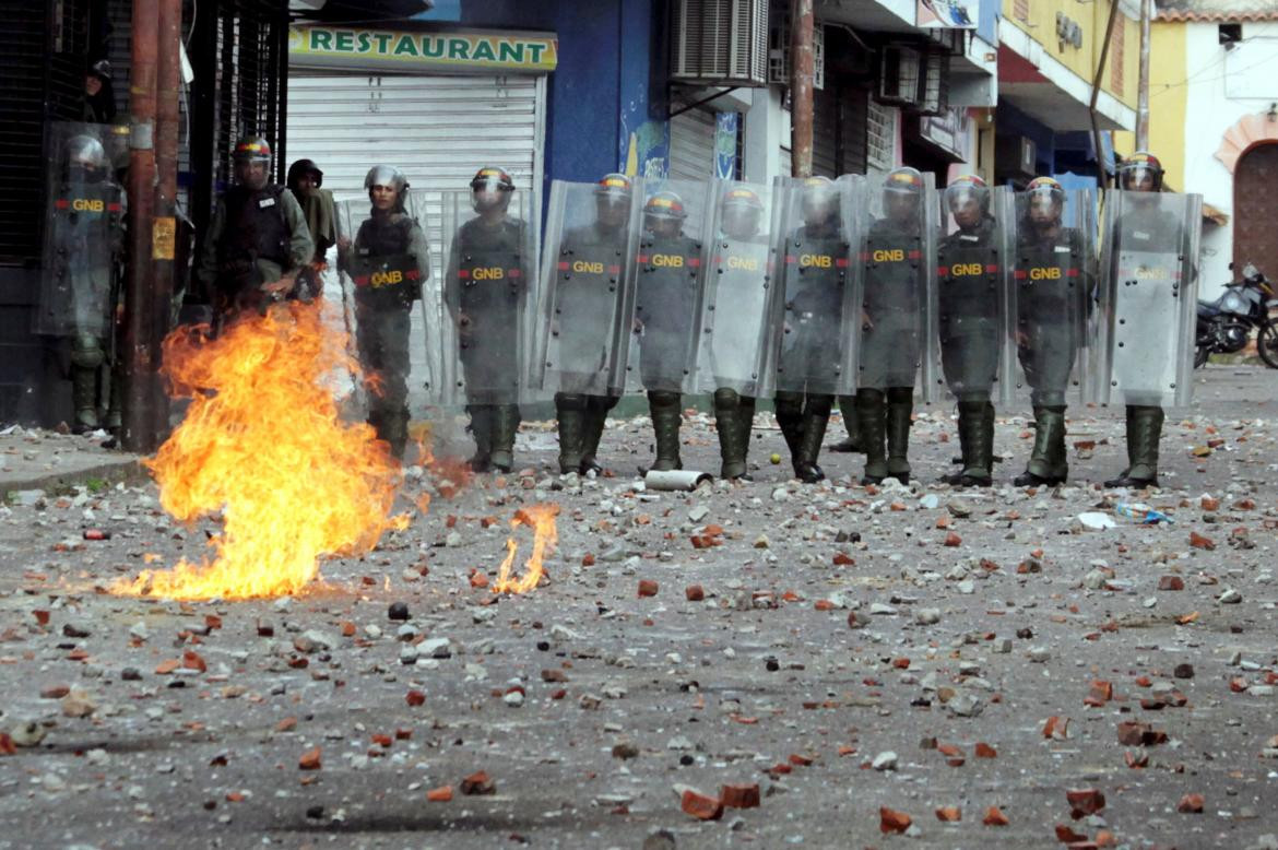 Incidentes y represión en Venezuela (Reuters)